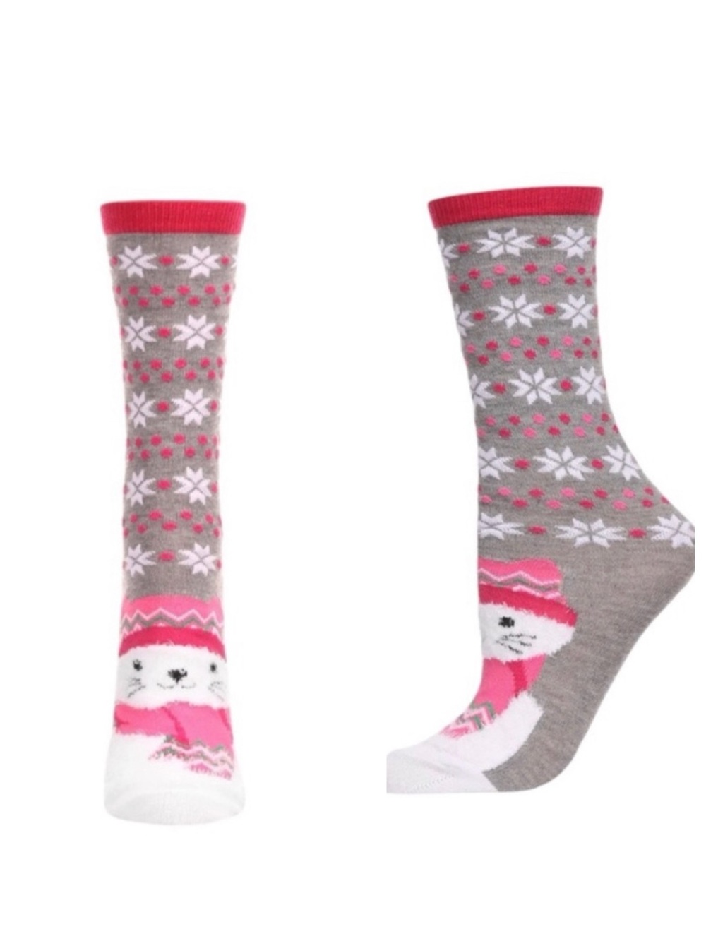 MeMoi Women’s Foot Pets Cats Crew Cozy Critter Socks